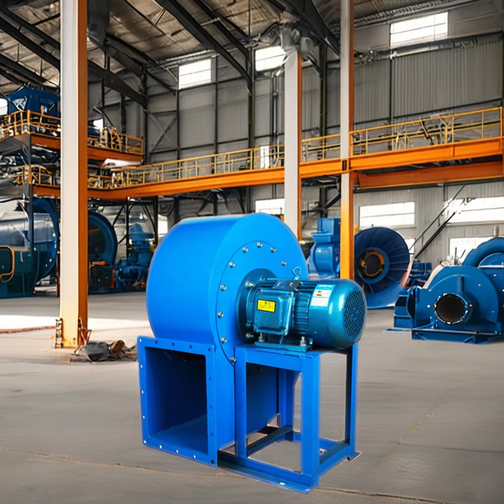 Factory Supply High Air Volume Industrial Ventilation Centrifugal Blower for Air Conveying