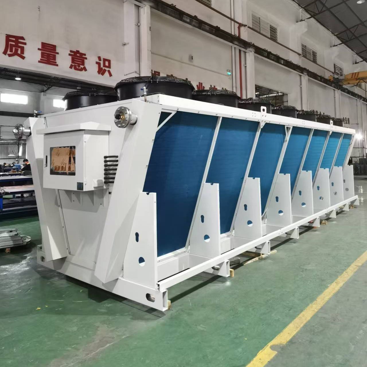 W Structure air Cooling Heat Exchanger, Large Industrial Evaporative Cooling Tower, Industrial Circulating Water