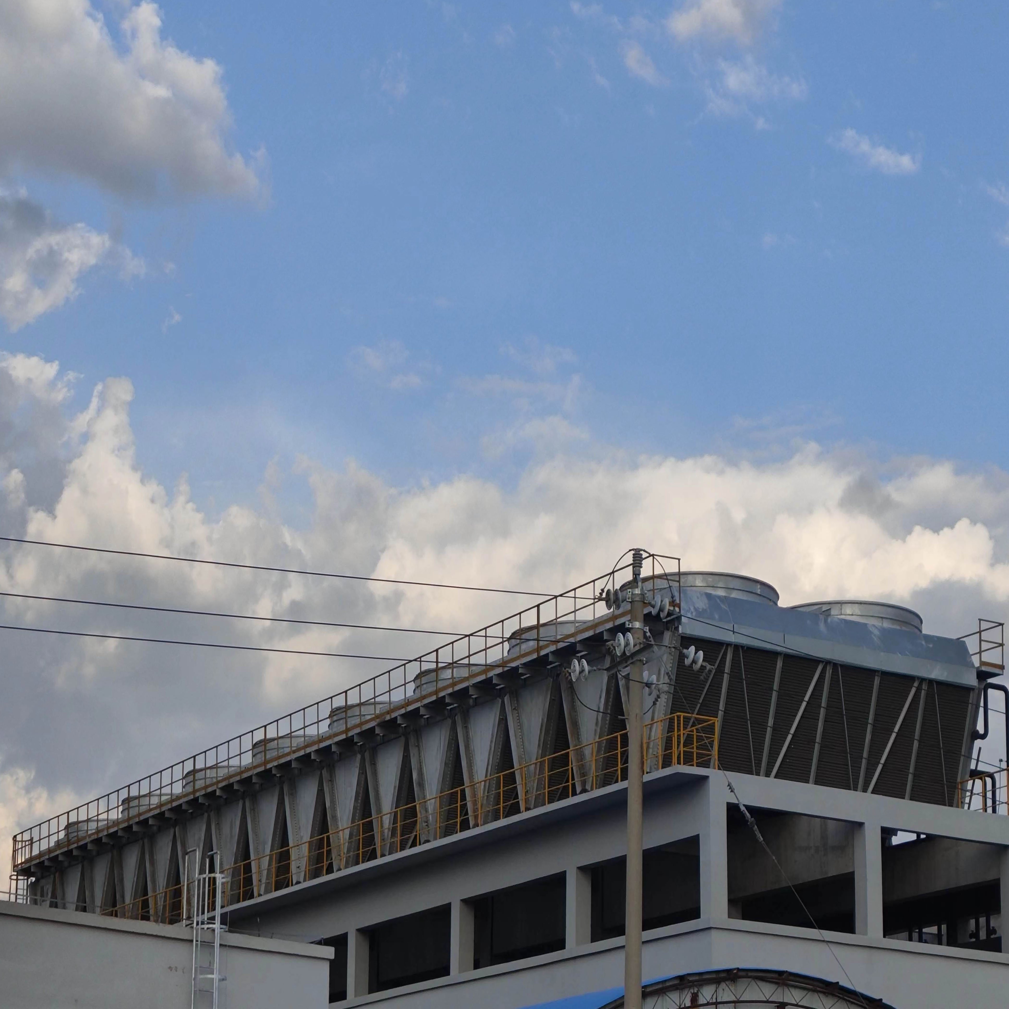 W Structure air Cooling Heat Exchanger, Large Industrial Evaporative Cooling Tower, Industrial Circulating Water
