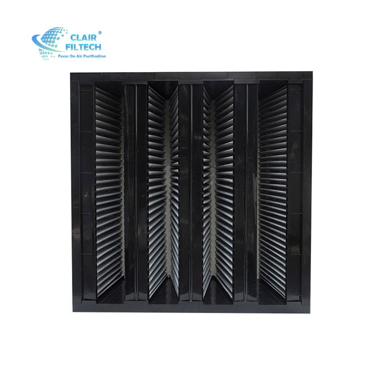 V Type Air Filter Hepa H13 V Bank Hepa Filter for Cleanroom