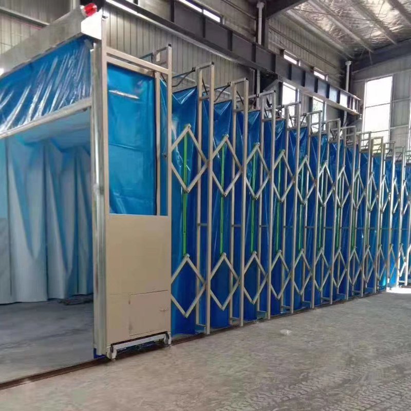Retractable Mobile Telescopic Spray Booth Spray Car Painting Room