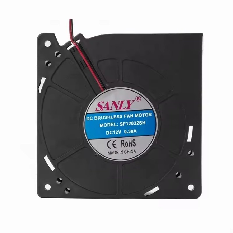 New Style Dual Ball Bearing Exhaust Fan Blower 12032 120mm 12v 24v Dc Brushless Centrifugal Blower Fan