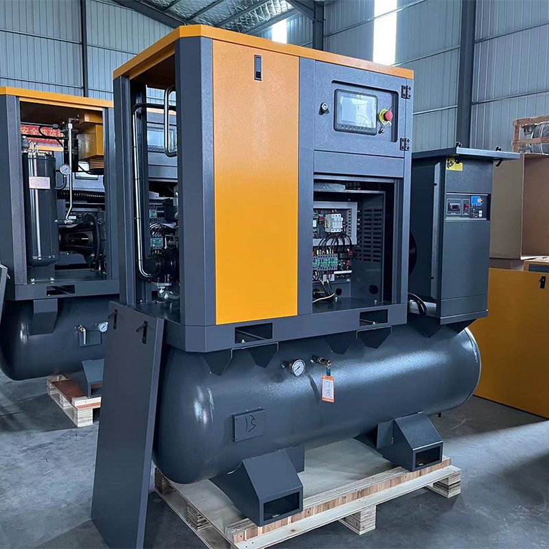 4-IN-1 8Bar 10Bar 12Bar 20HP 15HP 10HP Screw Air Compressor With Frequency Inverter