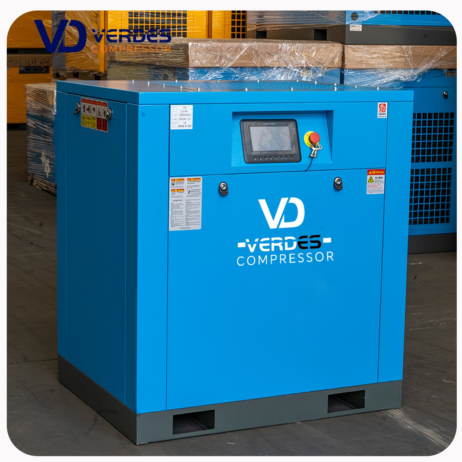 VERDES Variable Speed Direct Driven 7.5 11 15 22 37 kw Rotary Screw air Compressor Industrial Screw Air-Compressor 10bar 145psi