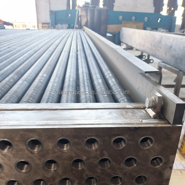 Custom Pyrolysis Gas to Air Stainless Fin Tube Heat Exchanger Gas Cooling Condensate Exchanger Coils