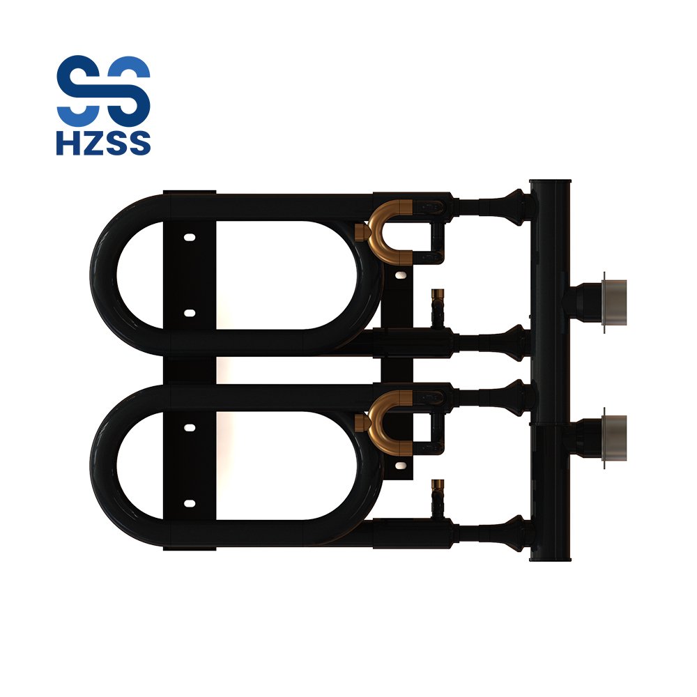 HZSS Factory Strength U Type Spiral Heat Exchanger Long Service Life Copper Heat Pump Condenser for Heat Pump