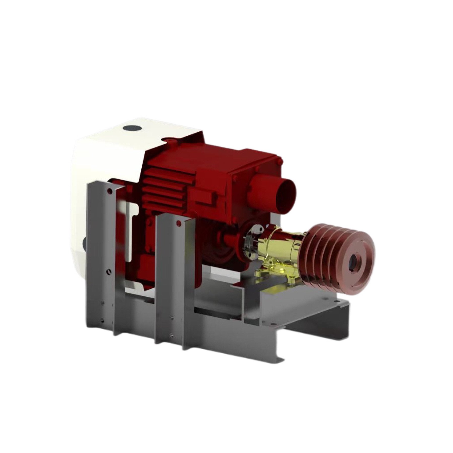 Good Performance Long Life 2 Bar 40KW Bulk Cement Screw Air Compressor With Installing Support