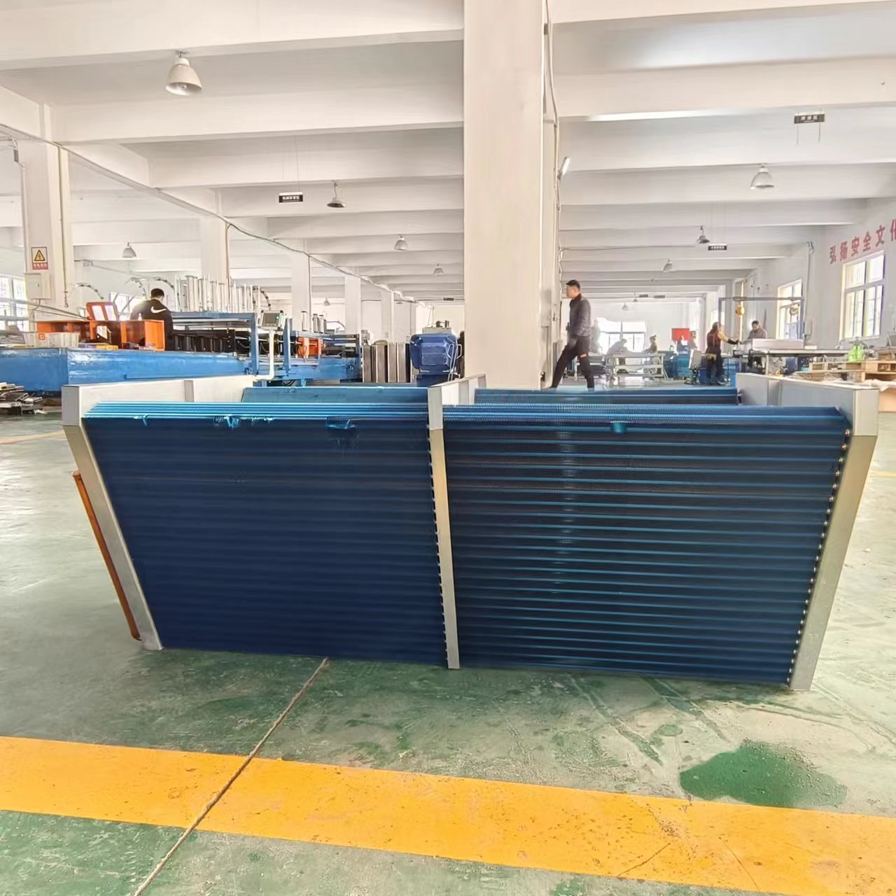Air Cooled Condenser Space Saving Air Condensers With Copper Tube Aluminium Fin