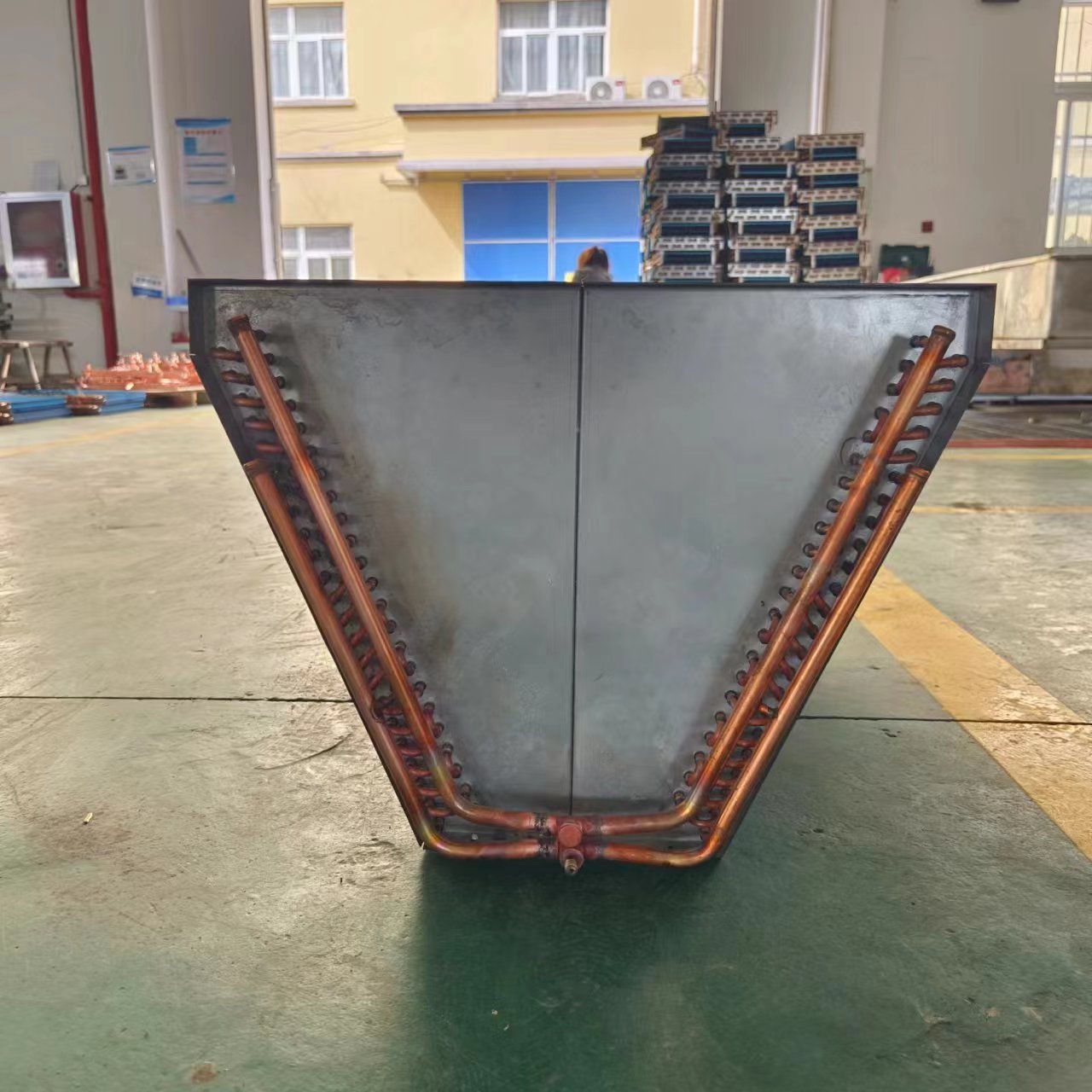 Air Cooled Condenser Space Saving Air Condensers With Copper Tube Aluminium Fin