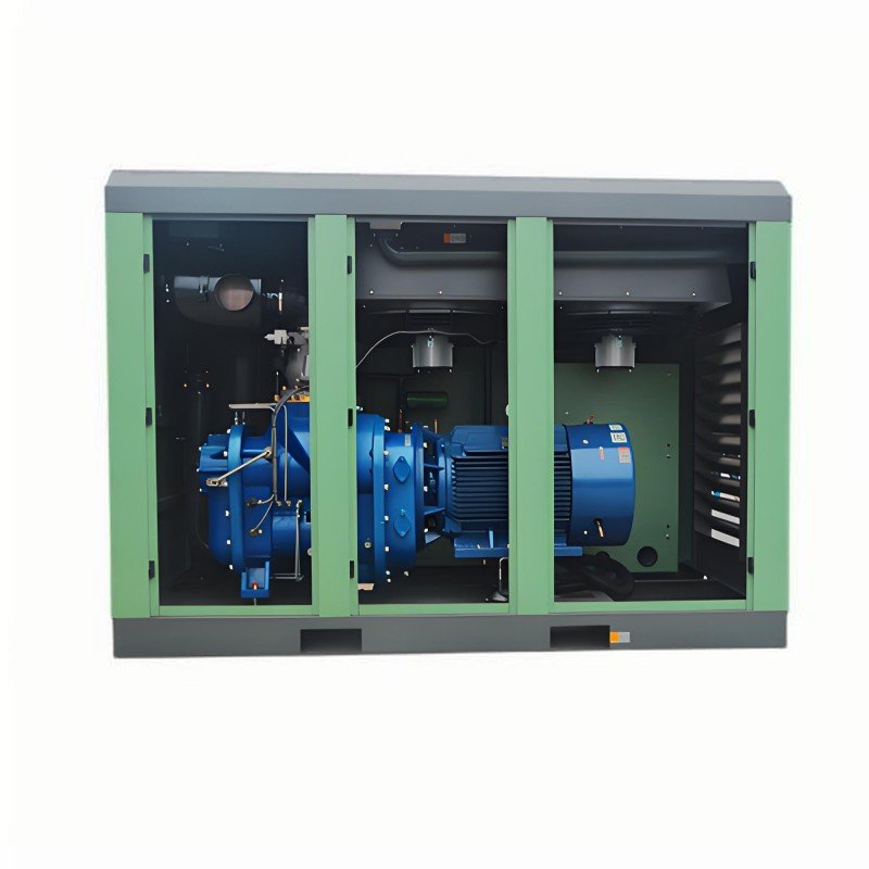 High Quality 4-in-1 Integrated 5.5kw/7.5hp Air Compressor 380V/50Hz Fixed Speed Low Price Dryer + Tank Filters Featuring Engine