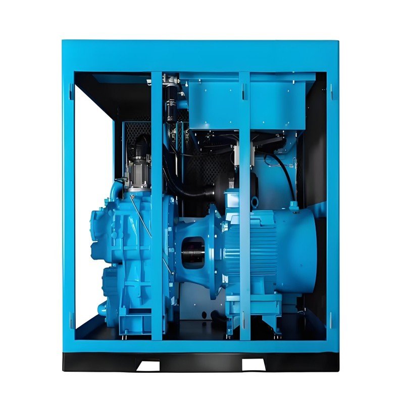 High Quality 4-in-1 Integrated 5.5kw/7.5hp Air Compressor 380V/50Hz Fixed Speed Low Price Dryer + Tank Filters Featuring Engine