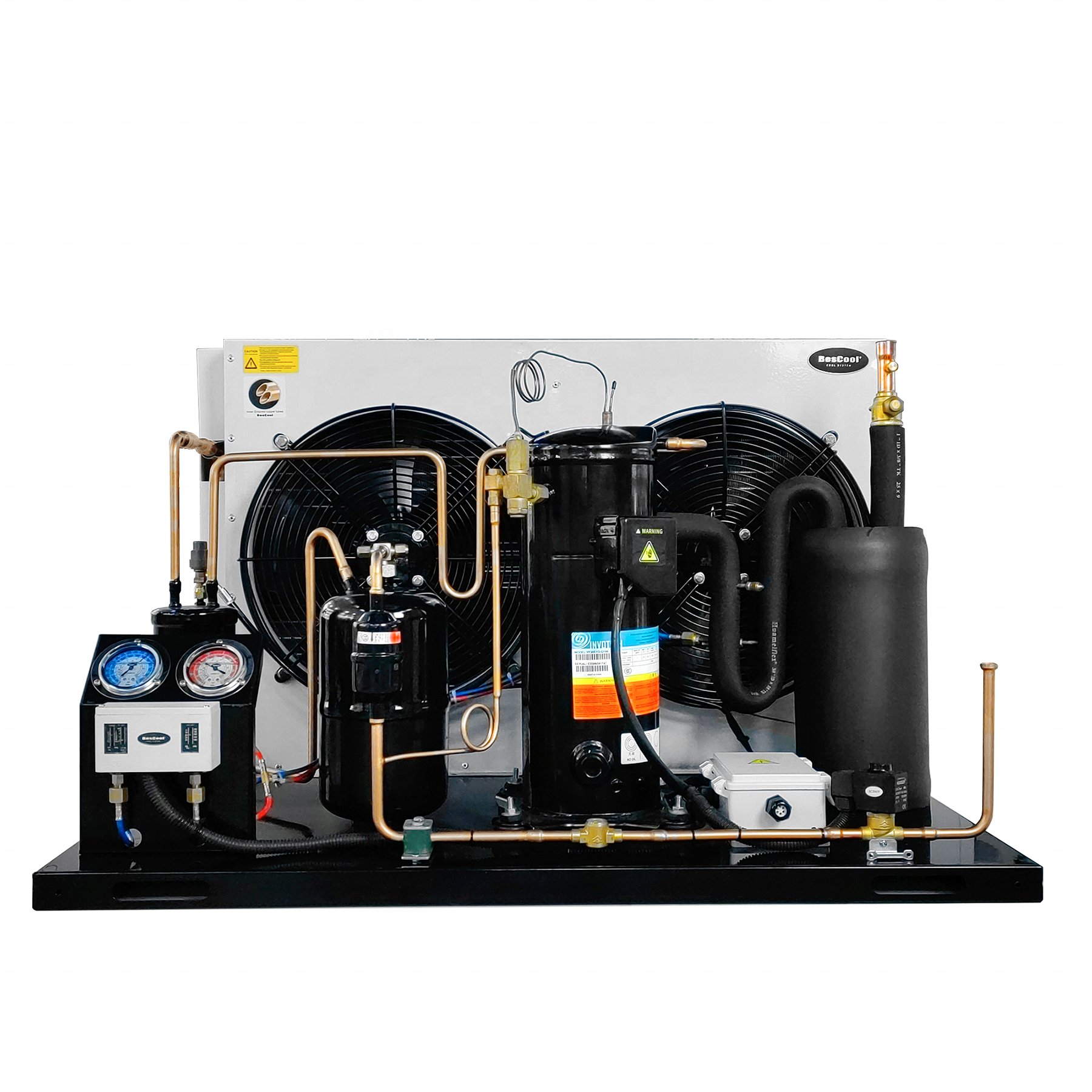 BesCool New-Type Invotech Hermetic Scroll Condensing Unit Open-Air Blast Freezer Open-Air Cooling Chiller Blast New Motor