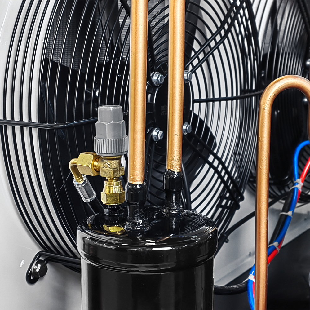 BesCool New-Type Invotech Hermetic Scroll Condensing Unit Open-Air Blast Freezer Open-Air Cooling Chiller Blast New Motor