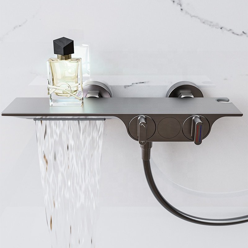 Popular Shower Cabin Wall Mounted Hot and Cold Shower Faucets Bathtub Rainfall Shower Set