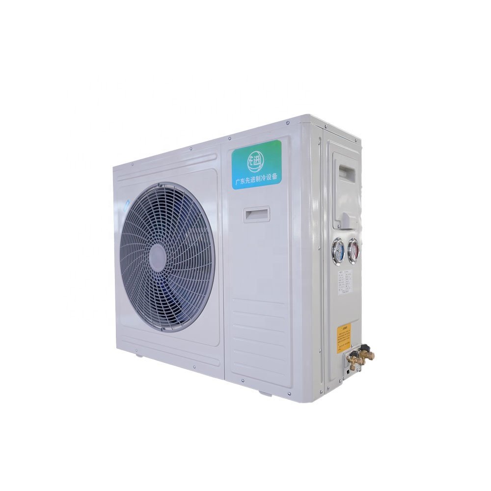 Box Type Air-cooled Condensing Unit with Compressor 5hp for Supermarkets Cold Storage Room