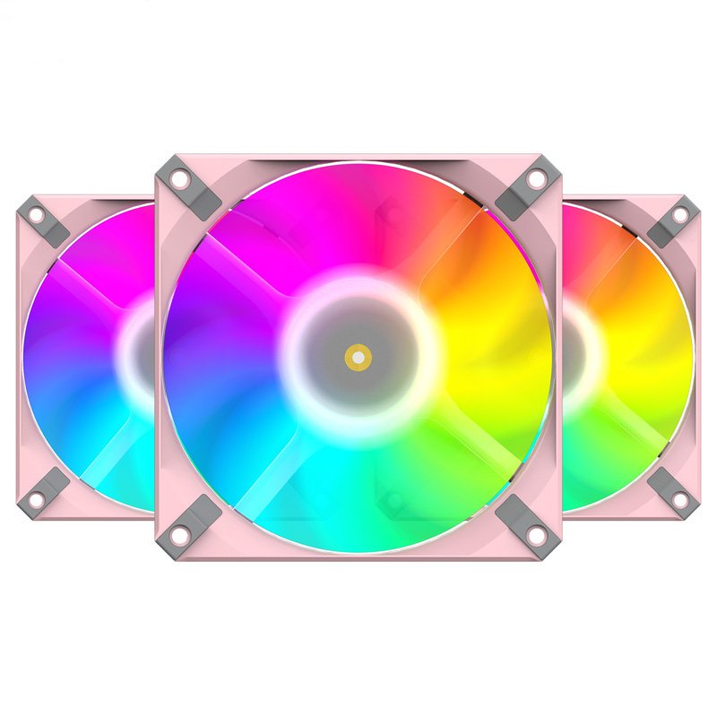 120mm Cooling Blower PWM Argb Fan Low Noise High Speed Computer Case RGB Cooler Fans for CPU Cooler