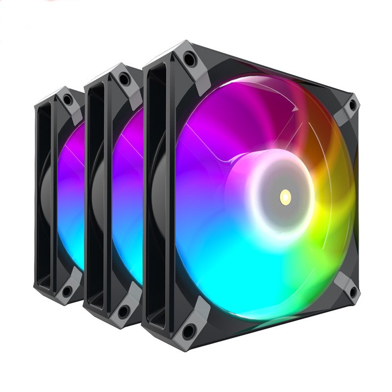 120mm Cooling Blower PWM Argb Fan Low Noise High Speed Computer Case RGB Cooler Fans for CPU Cooler