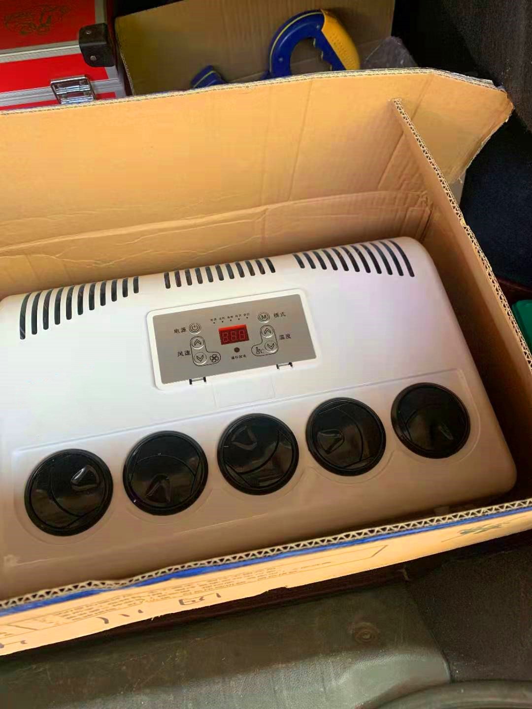 12V 24V Electric air Conditioner with All Accessories Outside Machine and Inside Machine Separate