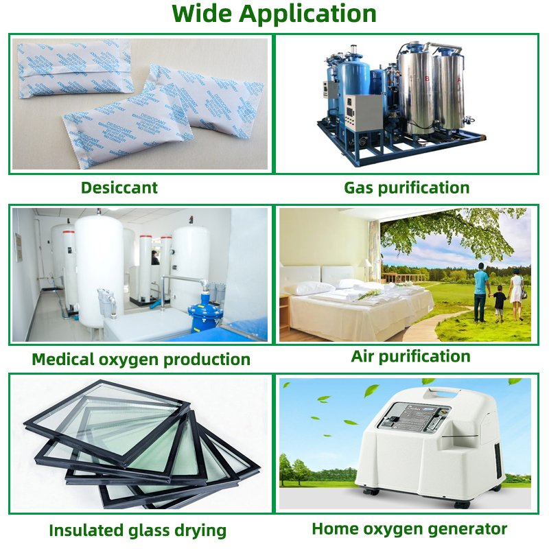 Natural Zeolite Granular Molecular Sieve Xh 7/9 Refrigerators, Freezers, and air Conditioning Systems