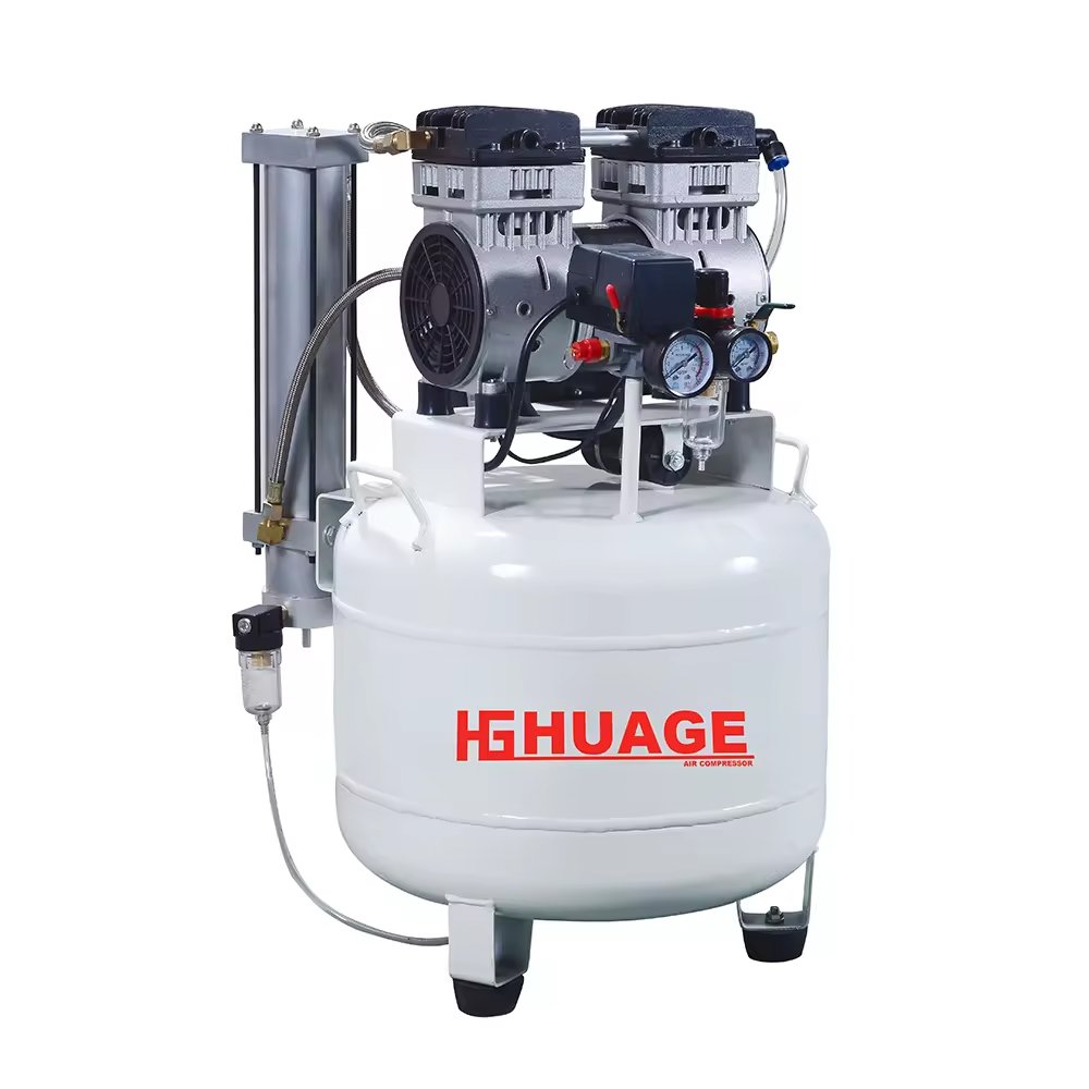 Hot Sell Oilless Quiet Silent Medical 750w 1hp 50l air Compressor for Dental Chair