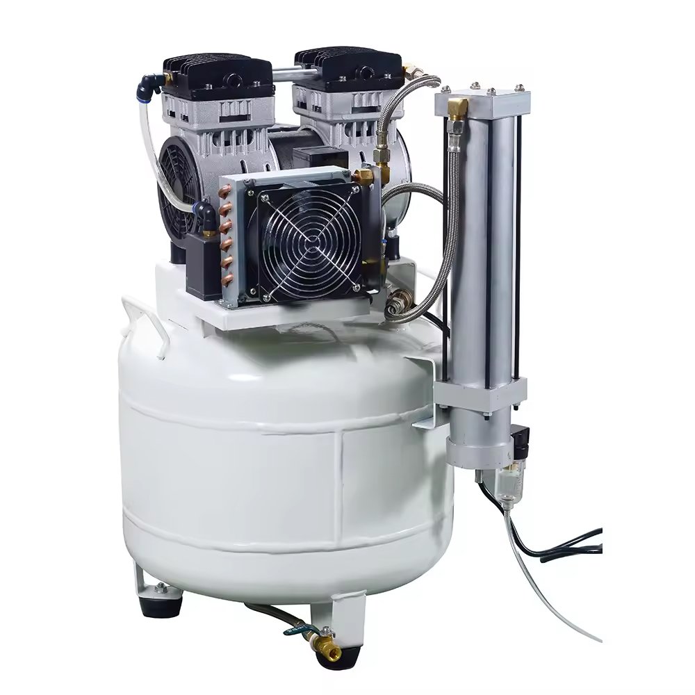Hot Sell Oilless Quiet Silent Medical 750w 1hp 50l air Compressor for Dental Chair