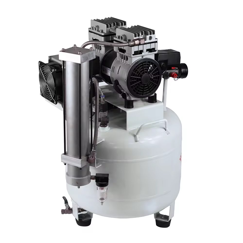 Hot Sell Oilless Quiet Silent Medical 750w 1hp 50l air Compressor for Dental Chair