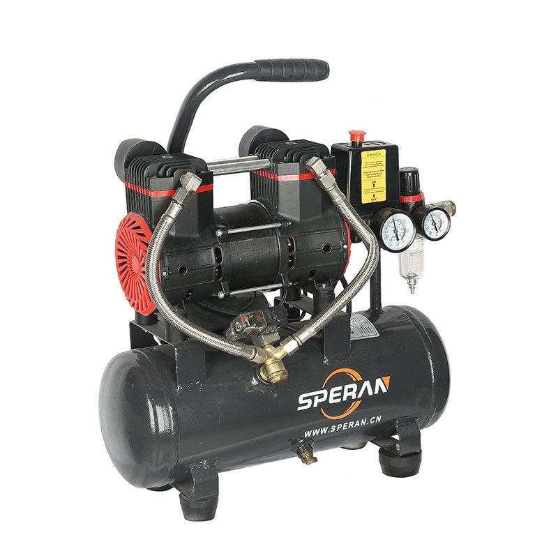 SPERAN Compresor De Aire Electrico Electric 1Hp Portable 220V Small Silent Dental Oil Free Air Compressor