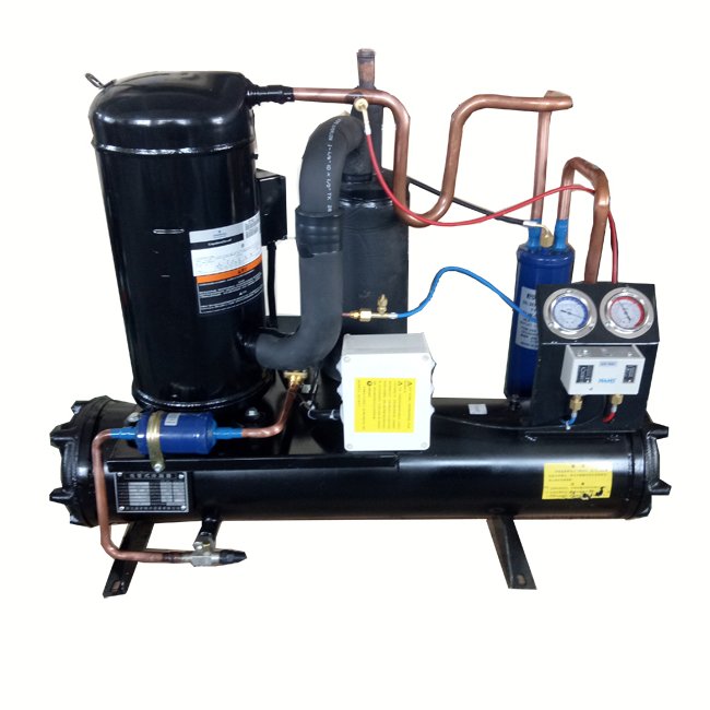 Small Marine Refrigeration Compressor Shell and Tube Sea Water-Cooled Condenser Air-Conditioning Condenser