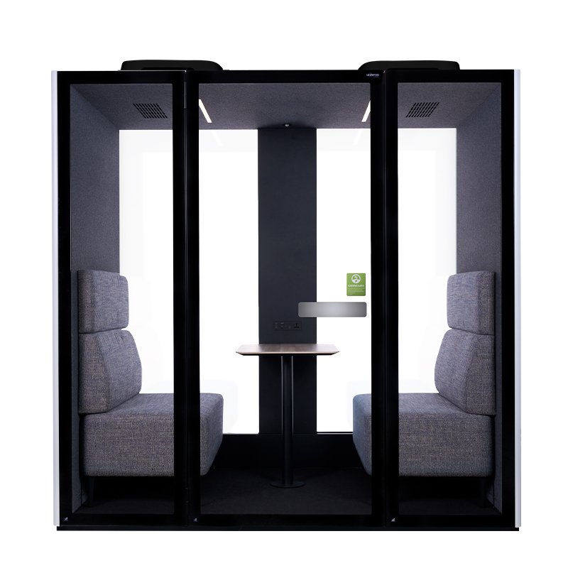 Best Price Acoustic Portable Pods D POD 3.0 up to 4 Person Seat Noise Insulation Booth for Indoor Office Meeting Phone Call