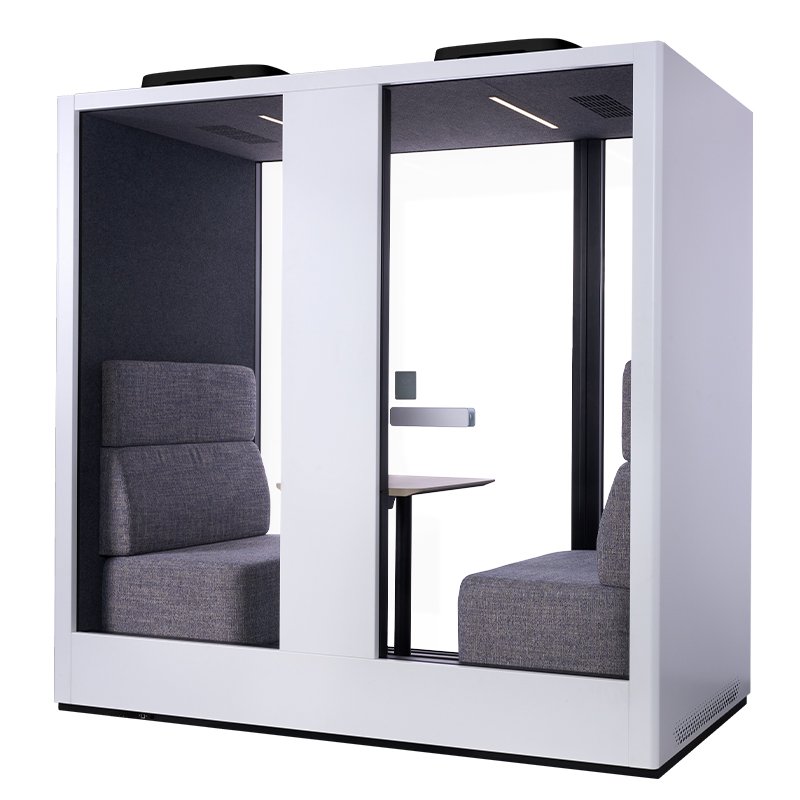 Best Price Acoustic Portable Pods D POD 3.0 up to 4 Person Seat Noise Insulation Booth for Indoor Office Meeting Phone Call