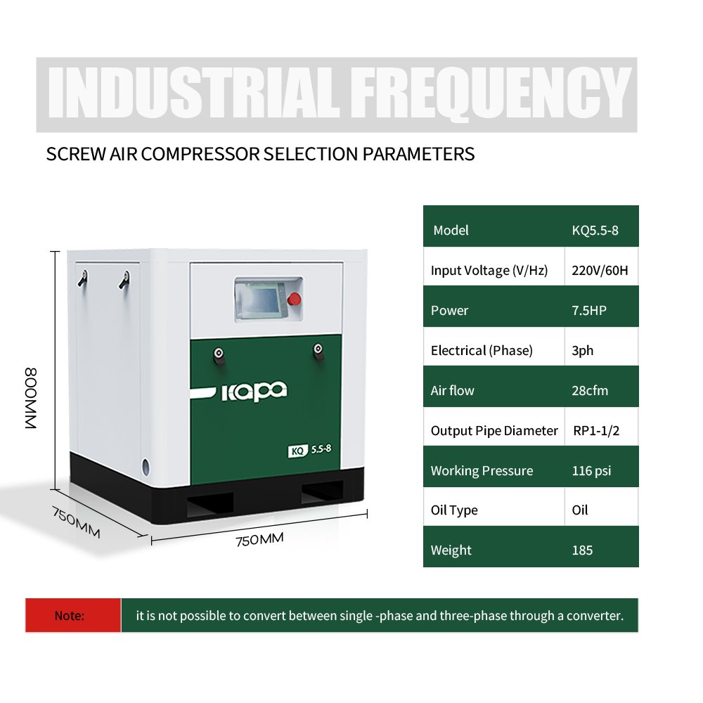 High Quality 15hp 10hp Industrial Electric Rotary Screw air Compressors De Aire Compresor 7.5 hp Air-compressors