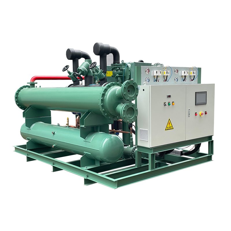 Jiangsu Huarui Low Temperature 70HP Screw Compressor Air-cooled Single Screw Condensing Unit Refrigeration Equipment