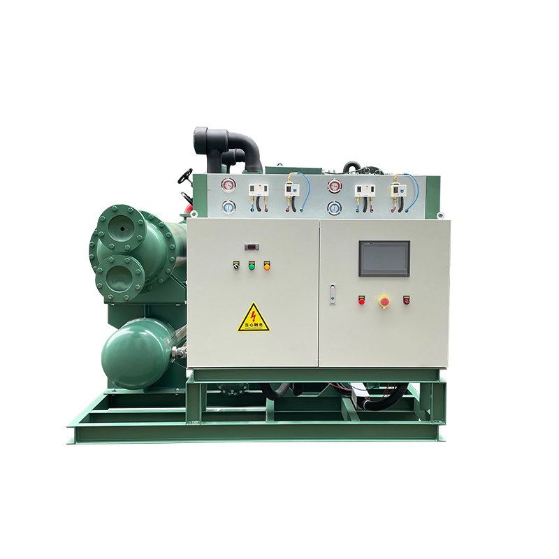 Jiangsu Huarui Low Temperature 70HP Screw Compressor Air-cooled Single Screw Condensing Unit Refrigeration Equipment