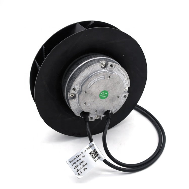 Fans Manufacture Industrial High Pressure AC 220v 240v Dc Ec Blower Fan Impeller Backward Curved Centrifugal Fan