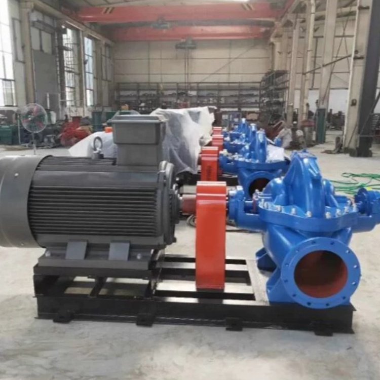 Horizontal Split Double Suction Centrifugal Water Pump With Motor Double Suction Water Pump