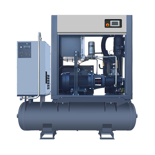 50 Liter 200 Liter 500 Liter Compressed Petrol Screw Air Compressor With Gas Engine