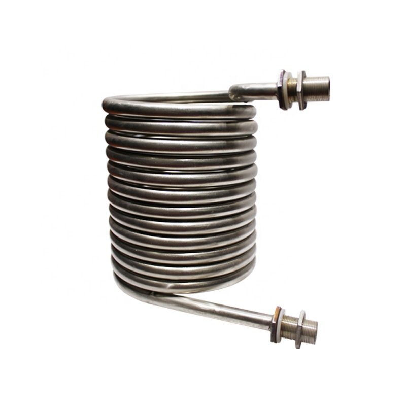 Hot Selling Coaxial Tube and Shell Heat Exchanger Tube Plate Condenser Engine for Air Energy Heat Pump Water Heater
