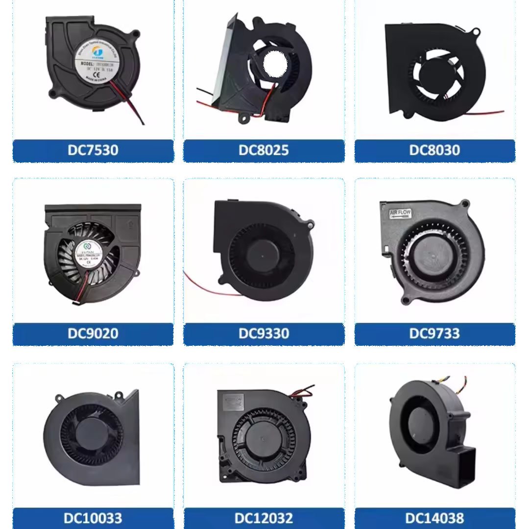 Axial Flow Fan 120mm Cooling Fans 12v 24V 48V Ac Dc Exhaust 120mm 80mm 60mm 40mm Turbo Jetfan Blower Fan