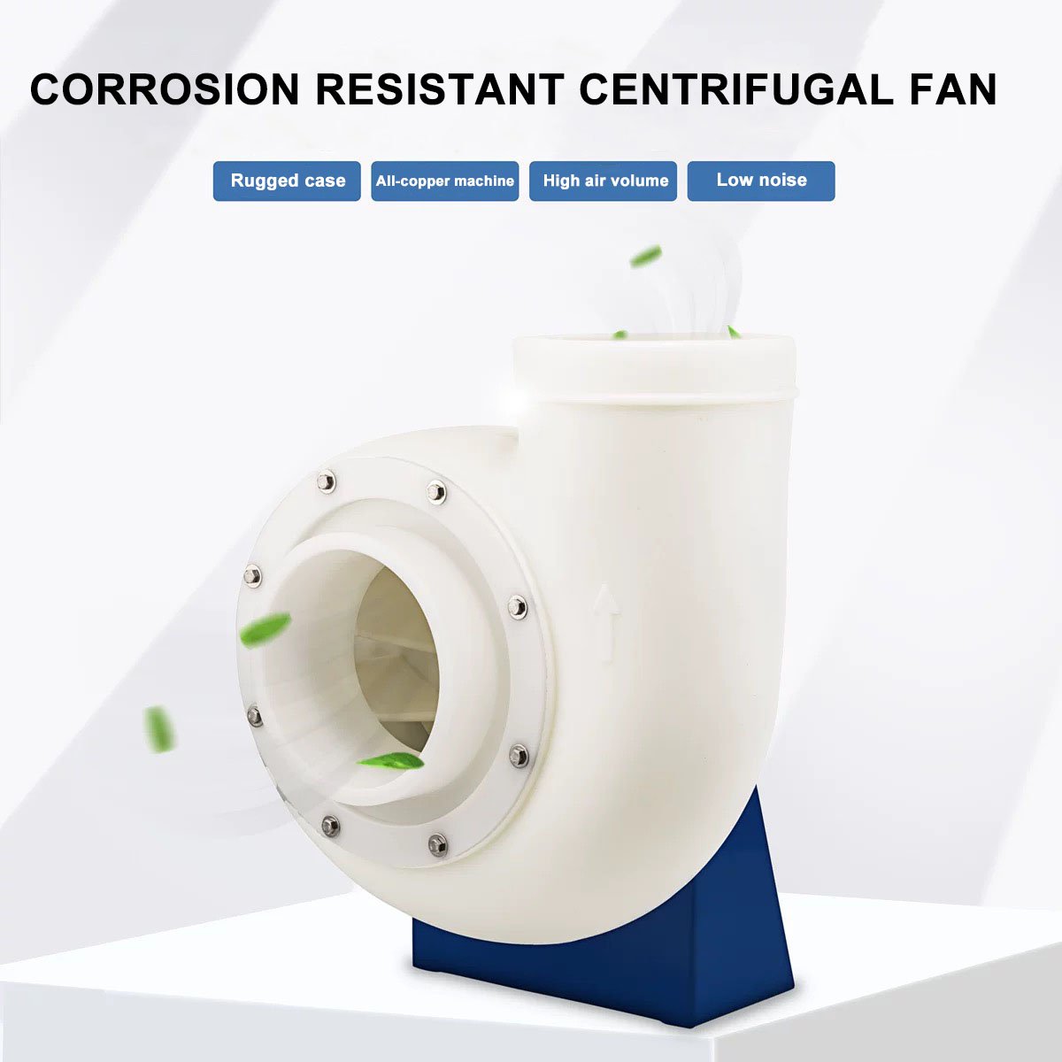 Small Anti-Corrosion Plastic PP PVC Centrifugal Fan Specifically Designed for Conveying Corrosive Fumes and Gases