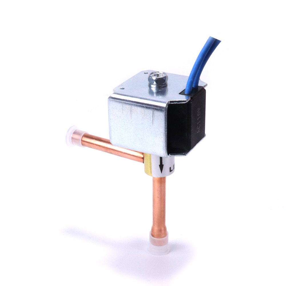 LEFOO Mini -Flow Copper Pilot-operated Solenoid Valve Refrigeration System For Central air Conditioners AC220V