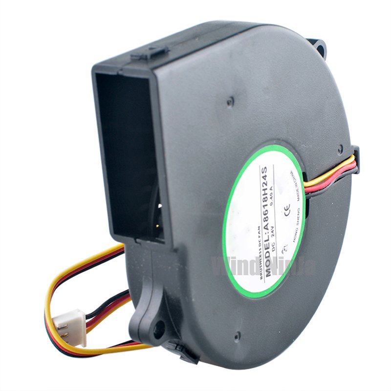 A8618H24S 90mm Blower Fan 86x90x18mm DC24V 0.40A 3pin High Speed Centrifugal Fan Cooling Fan for Inverter Printers