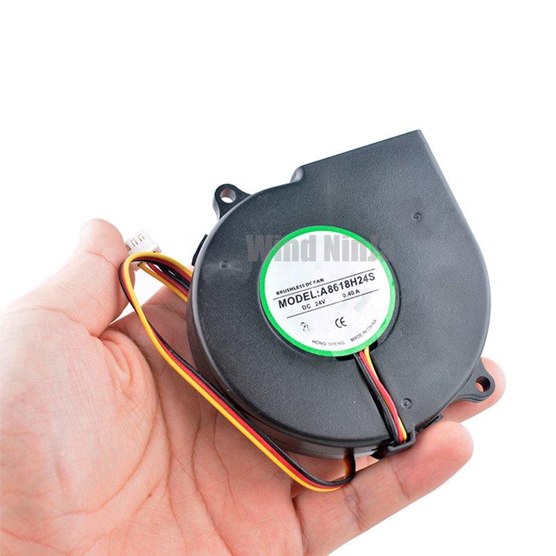 A8618H24S 90mm Blower Fan 86x90x18mm DC24V 0.40A 3pin High Speed Centrifugal Fan Cooling Fan for Inverter Printers