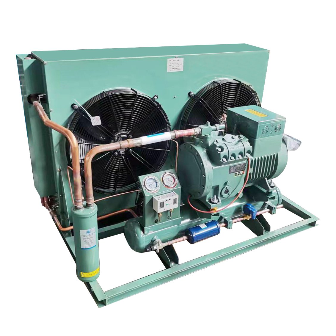 Cold Room Refrigerator Condenser Freezer Refrigeration Condensing Unit Price Air Cooled Compressor Condenser Unit for Freezer