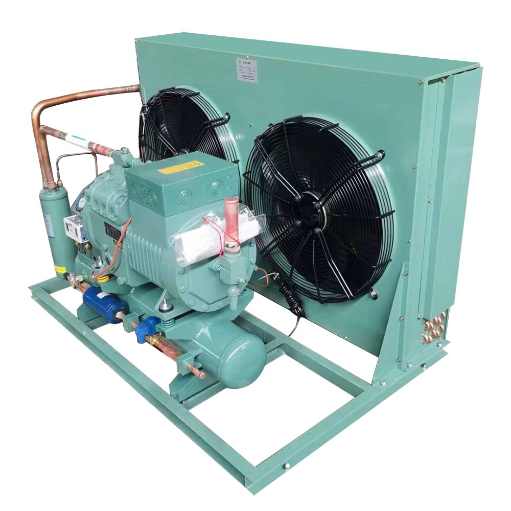 Cold Room Refrigerator Condenser Freezer Refrigeration Condensing Unit Price Air Cooled Compressor Condenser Unit for Freezer