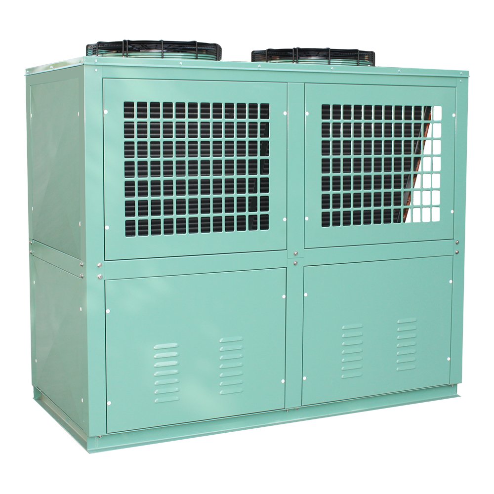 Cold Room Refrigerator Condenser Freezer Refrigeration Condensing Unit Price Air Cooled Compressor Condenser Unit for Freezer