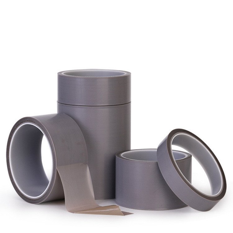 300 Degrees Heat Resistance Self Adhesive Silicone Gue Grey Color PTFE Pure Film Tape