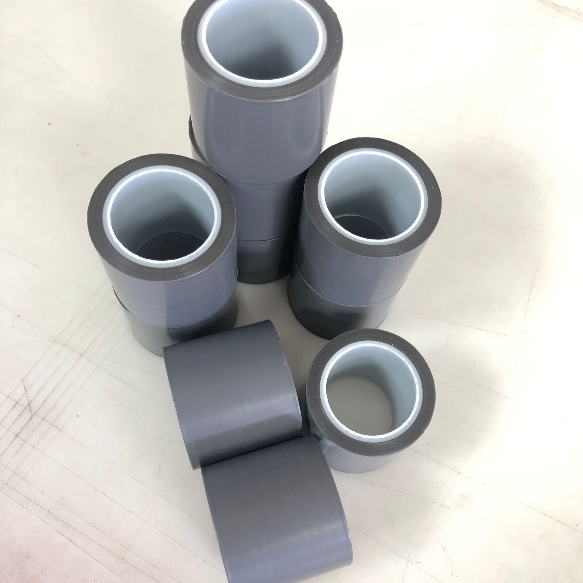 300 Degrees Heat Resistance Self Adhesive Silicone Gue Grey Color PTFE Pure Film Tape