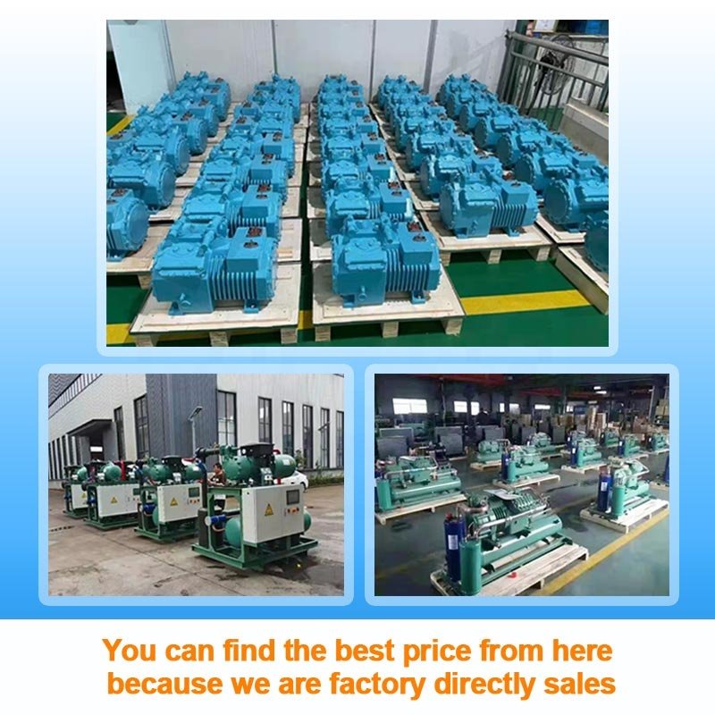 Open Type Refrigerating Compressor Unit Compressor Unit Freezer Unit air Cooled Condenser Heat Exchange