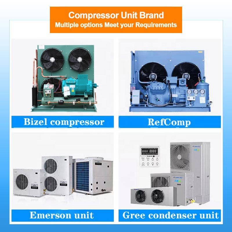 Open Type Refrigerating Compressor Unit Compressor Unit Freezer Unit air Cooled Condenser Heat Exchange