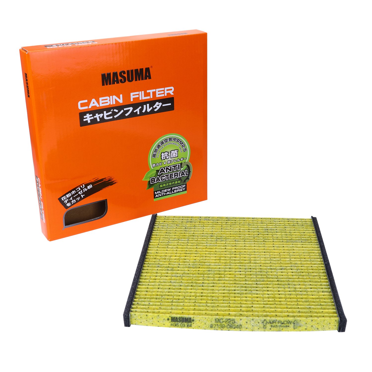 MC-225 Japan MASUMA Car Cabin air Filter 87139-47010 for TOYOTA Camry/Highlander/Yaris/FJ Cruiser AC Filter